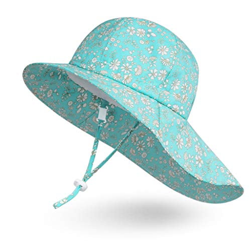 Sun Hat … Ami&Li Baby Kids Summer Flap Cover Cap Cotton Anti-UV UPF 50 